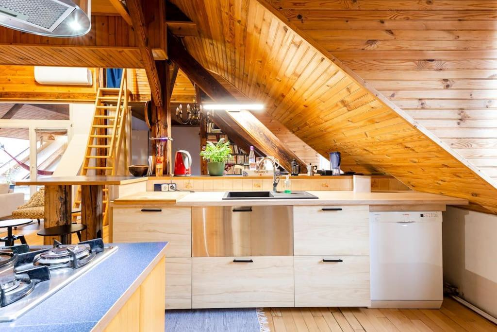Rooftop 180M2 Loft With Private Sauna, Bratislava Eksteriør bilde