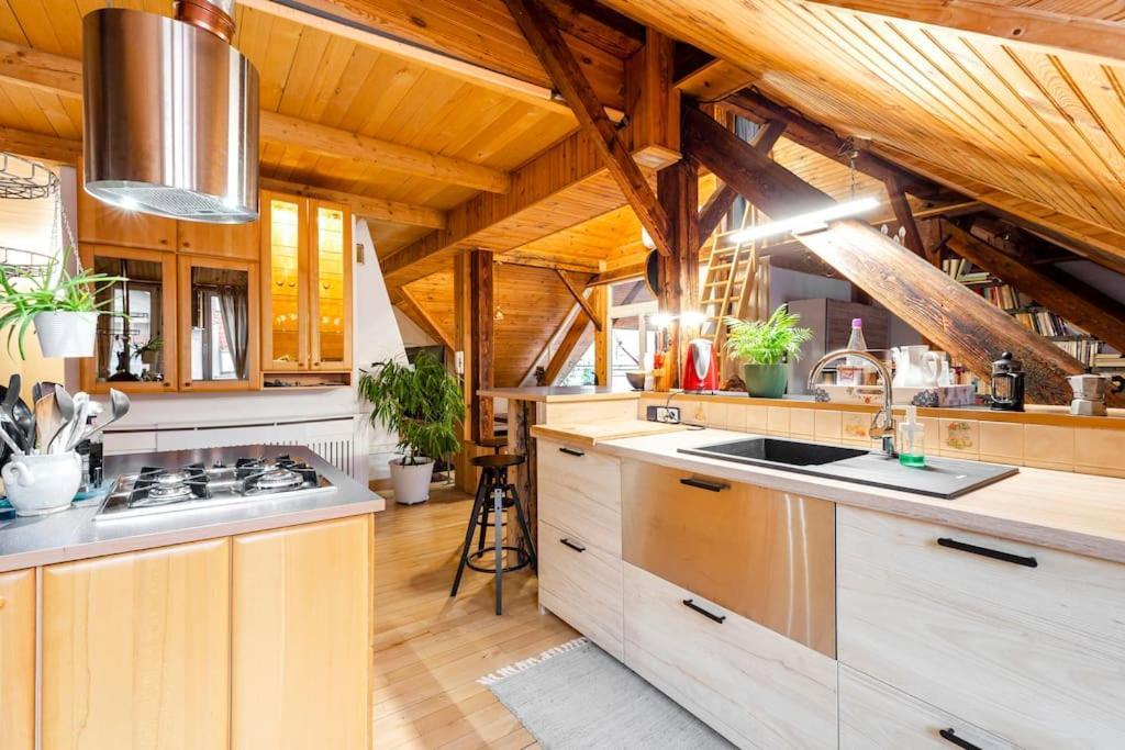 Rooftop 180M2 Loft With Private Sauna, Bratislava Eksteriør bilde